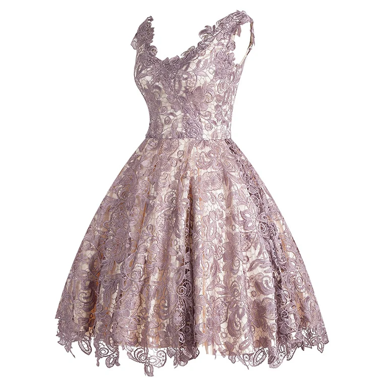 2019 г., милое короткое Кружевное цельнокроеное вечернее платье в западном стиле для девочек