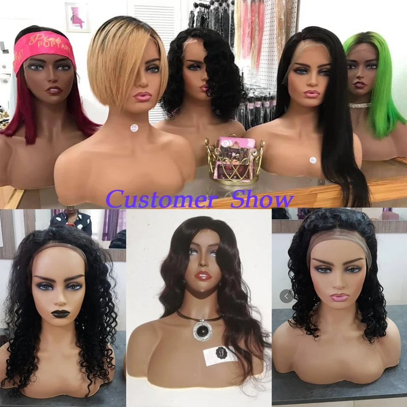 
PVC Training Mannequin Head with Shoulders for Wig Display 1 Piece Realistic Half Body Double Shoulder Hat Jewelry 