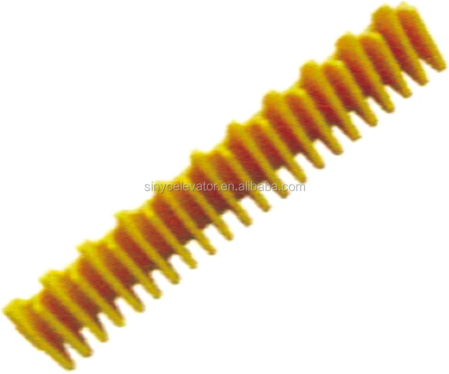 Kone Escalator parts Demarcation Strip DEE2145489,L=215.5mm,24T,ABS,Yellow