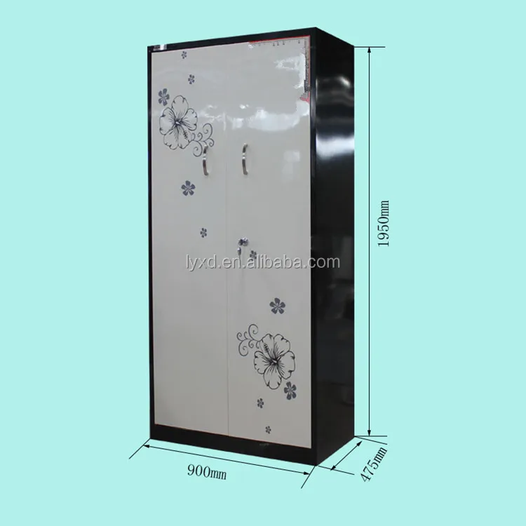 Low price 0.9mm KD steel godrej almirah designs with price in india