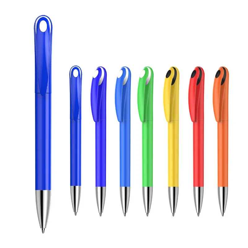 High quality stylo bille twist en plastique multicolor promotional gift twist plastic ballpoint pen with custom logo