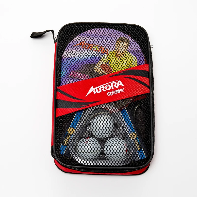 Aurora SG-6172 hard bag  table tennis racket set portable ping pong paddle set