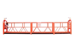 Hot galvanized mount bracket for electric lift platform for exterior wall construction of high-rise buildings