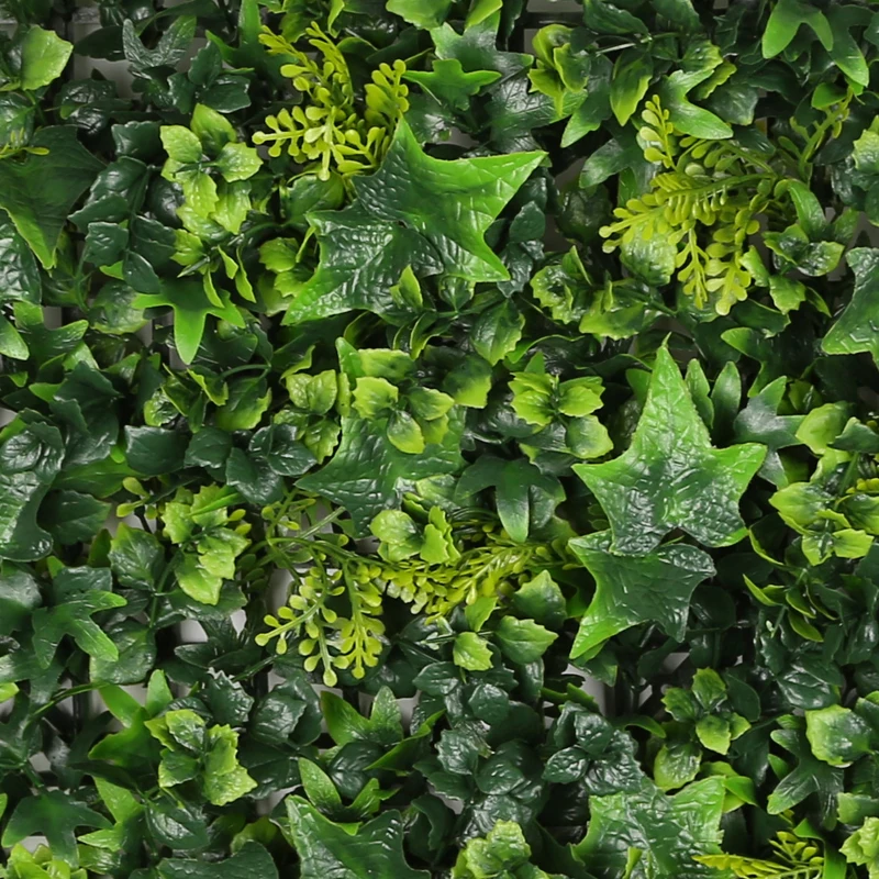 2019 New Design Planter Type Mixed Color Vertical Green Wall Artificial Green Wall for Home Garden Balcony Decoration