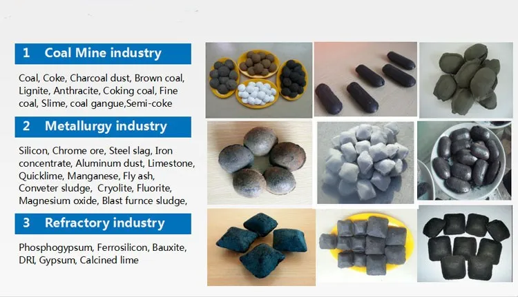 Ball Press Machine Various Mining Material Briquette Making Machine