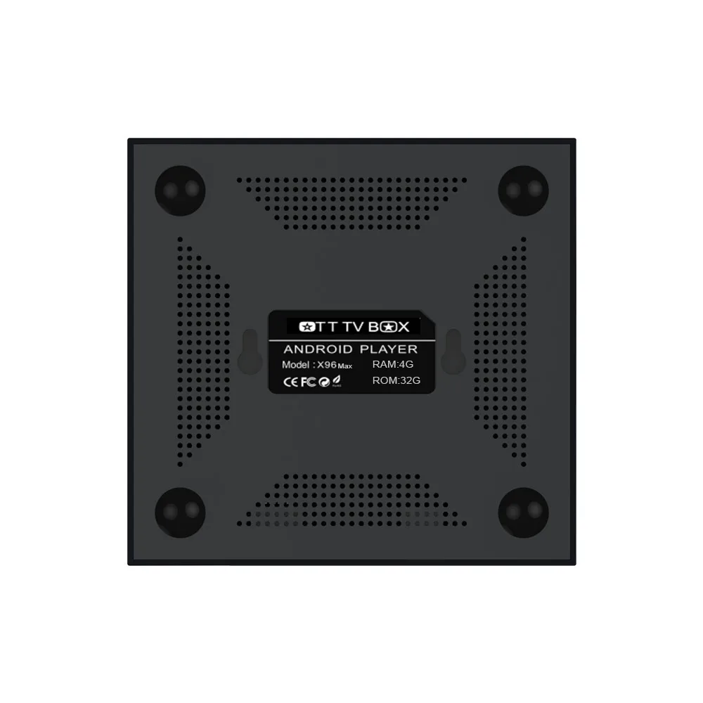Amlogic S905X2 Quad-Core Android 8.1 Smart TV Box X96 Max 4K 4GB RAM 32GB ROM Dual Band WIFI