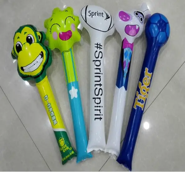 
hot selling promotional various color LED thunderstick hand clap noise maker 