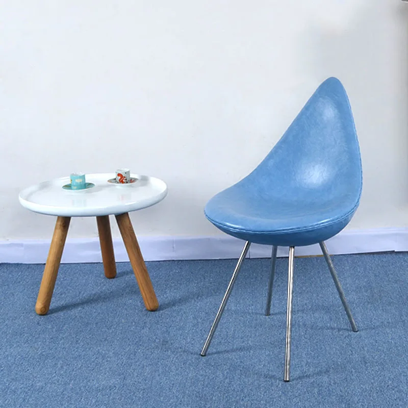 plastic PP ABS famous modern Designer Furniture Modern Dining Chairs Drop Chair