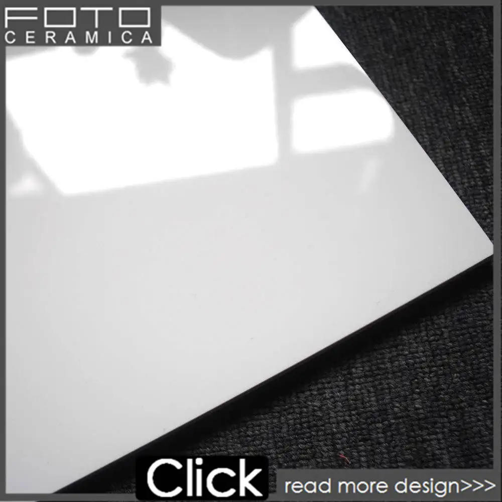 Super glossy white polished porcelanato foshan ceramic tile