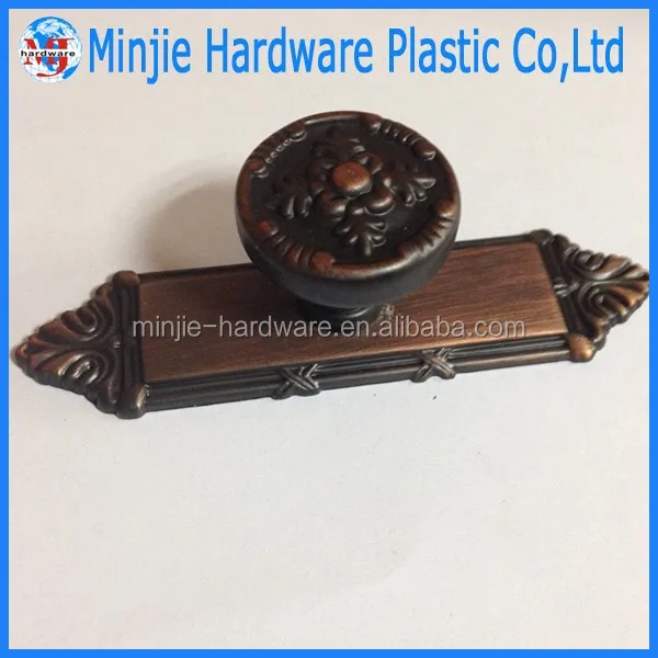 Manufacturer Hot Sale Antique Copper Zinc Alloy Cabinet Handles