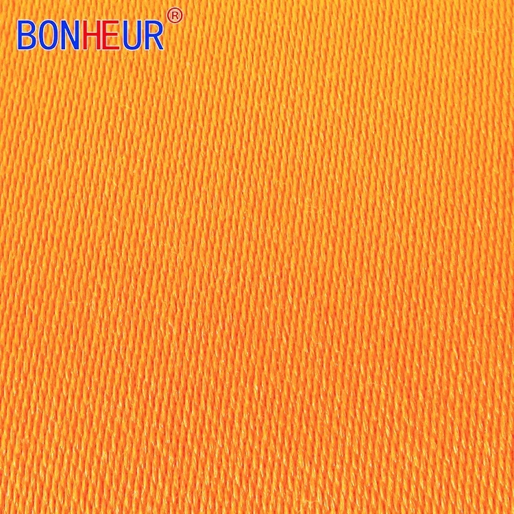 Poly Cotton Twill Fluorescent Orange Workwear Hi Vis Fabric