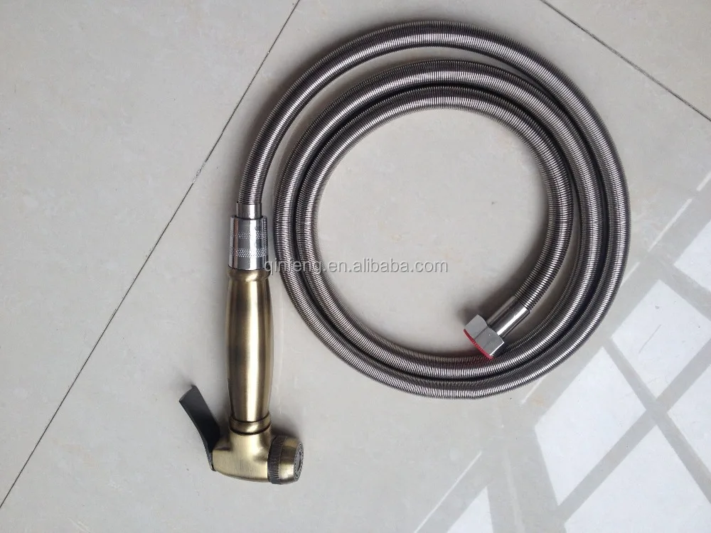 1.2m 1.5m 1.75m 2m 2.4m Flexible spring shower Hose with shattaf.ISO9001Certificate approved,made in china