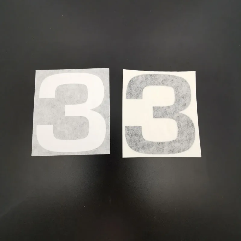 Custom number sticker vinyl,Self-adhesive racing number sticker