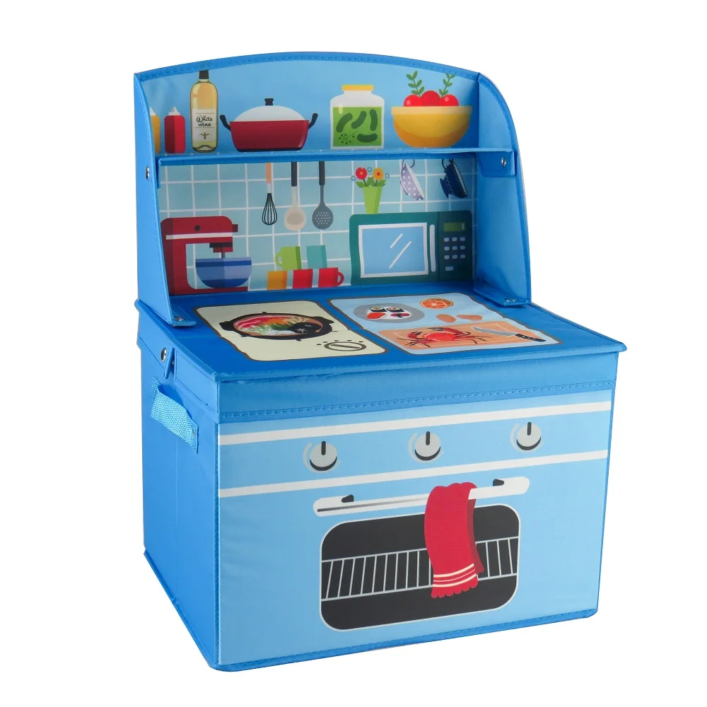 Детский игровой домик мультяшный кухонный ящик для хранения игрушек