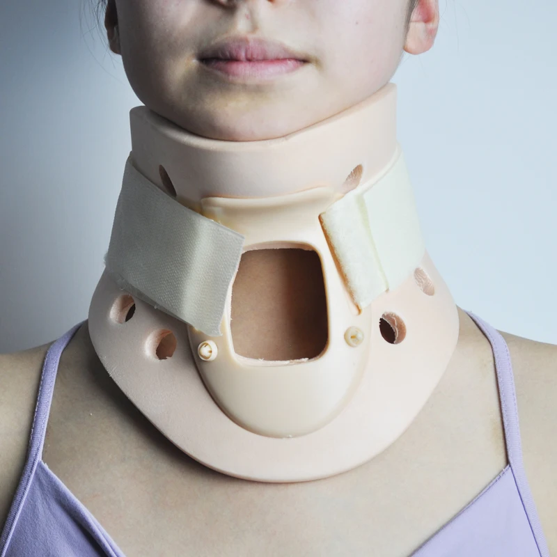 Регулируемая пластиковая шейки воротник шея фиксации тяги