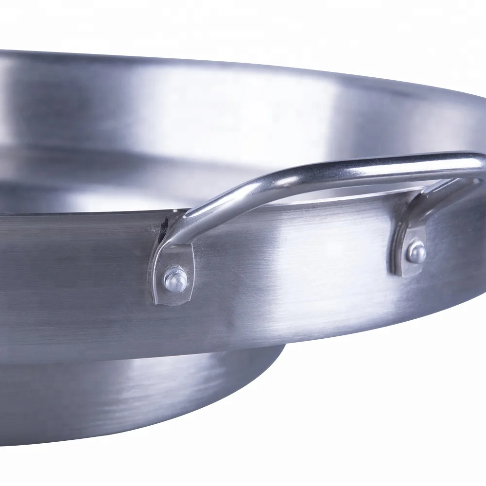 Kitchen comal bar used stainless steel round tray