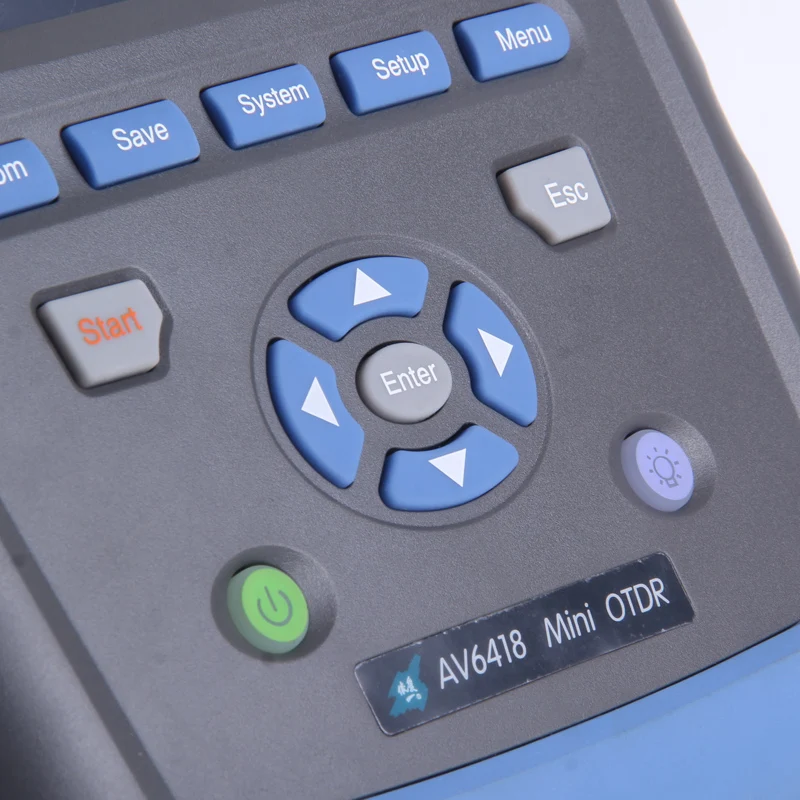 Chinese CETC41 AV6418 OTDR 1310 1550 1625nm + VFL +power meter + LinkMap PON optical time domain reflectometer