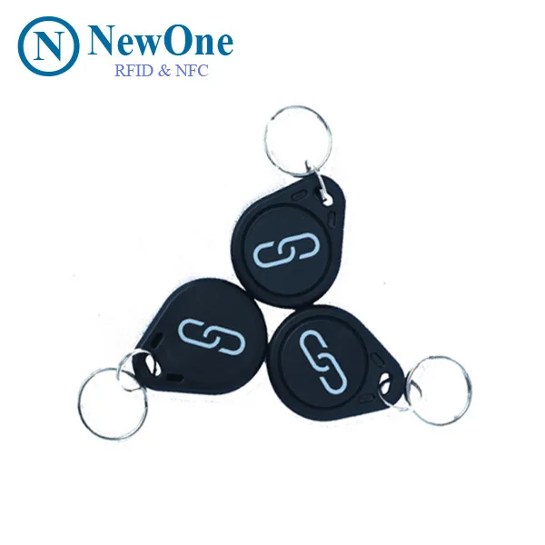 125KHZ tk4100 chip rfid pvc keychain/ rfid keyfob for door open
