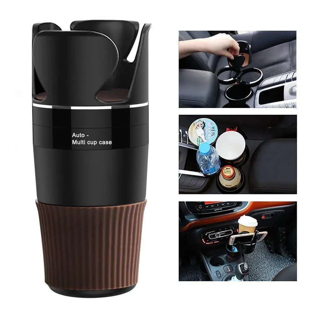 Big Ant Car Cup Holder,Multi-Functional 5 in 1 Drink Holders Rotatable Vehicle Cup Holder Organizer for Sunglasses Drink Pho
