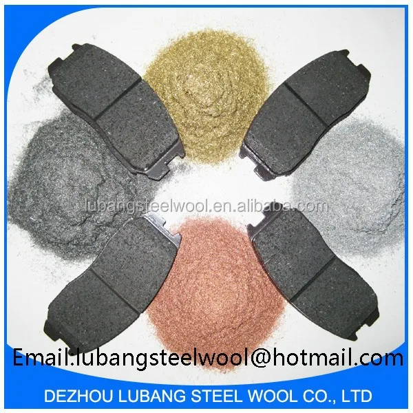 
Chopped steel wool fiber for brake pads materials 