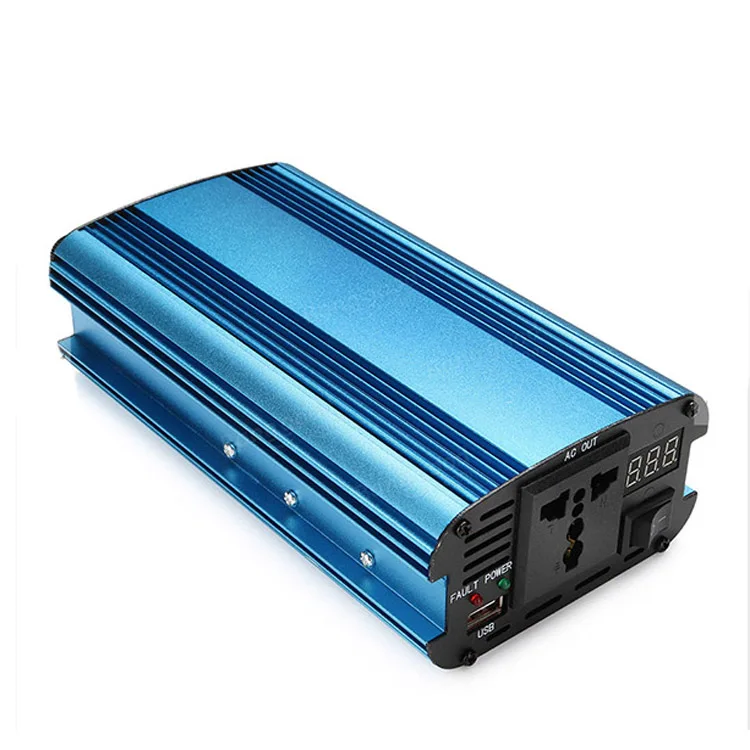 12V 24V DC input 1000 Watt portable Solar Power inverters  50Hz Off-Grid Power Inverter with display options