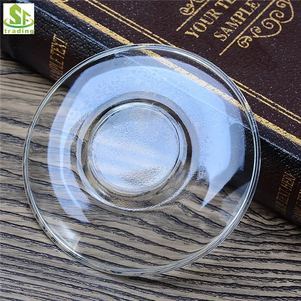 Прозрачный закругленный боросиликатный мини-стакан для чая и молока ручной работы