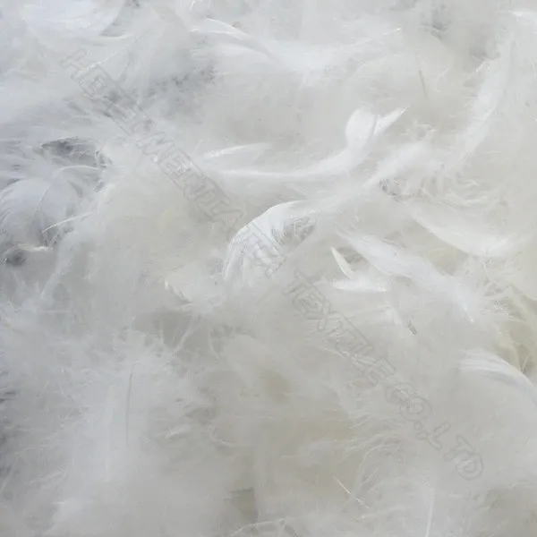 
Hot sale washed white duck feather 2-4CM cheap fill 