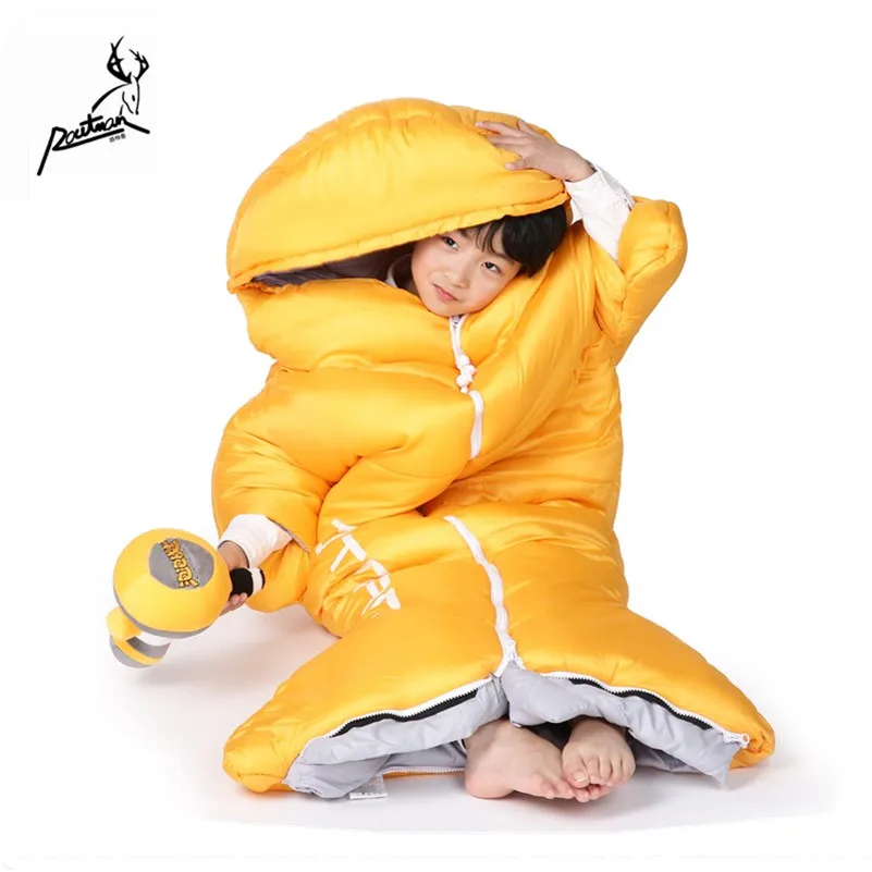 
RS-93C ROUTMAN Animal Shaped Children Outdoor Camping Shark Sleeping Bag for Kids 
