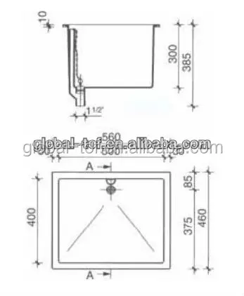 laboratory PP sink new design best selling