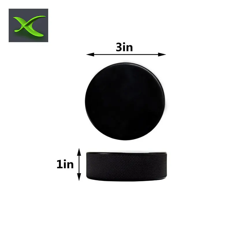 
Odorless no smell vulcanized rubber Game Quality official size blank Ice Hockey Puck 
