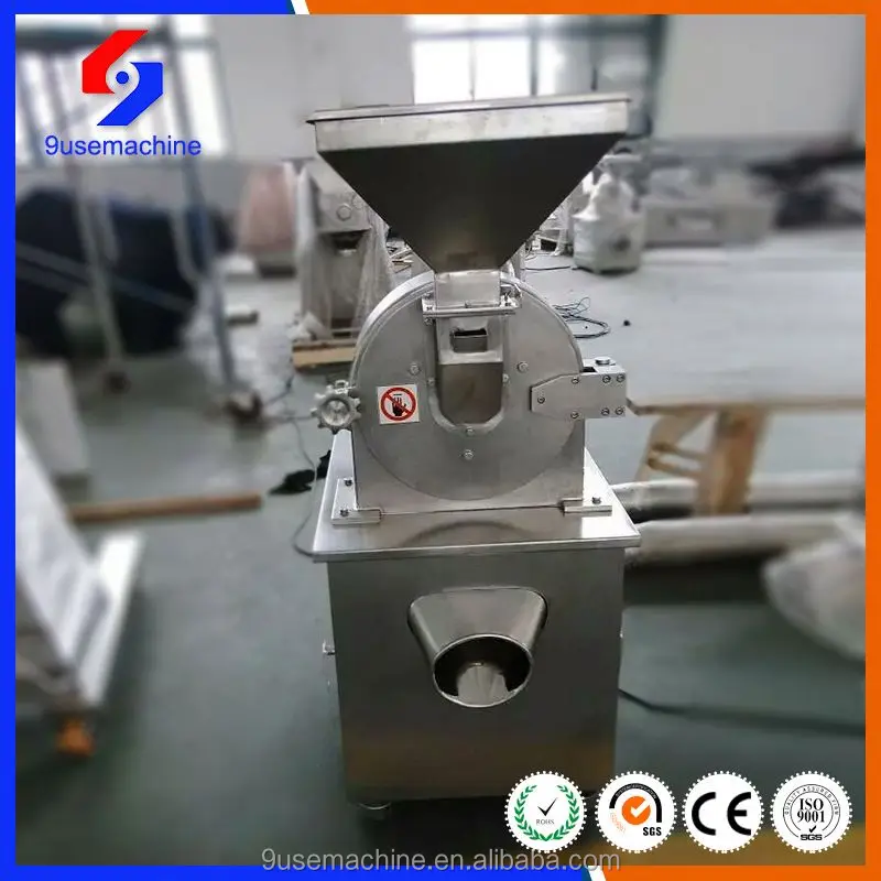 Industrial Spice Pulverizing Machine With Cyclone Chili Icing Sugar Salt Universal Crusher