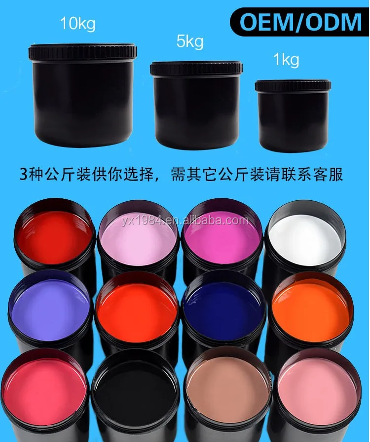 Nail products non toxix water based raw material for color gel nail polish