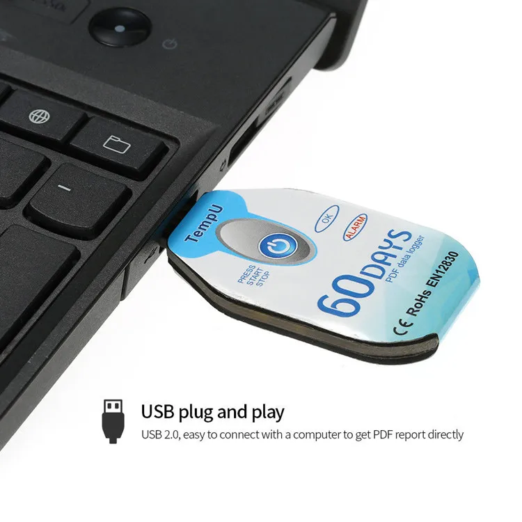 TZ-TempU02 пищевой Грузовик usb Температура регистратор данных управление термопары