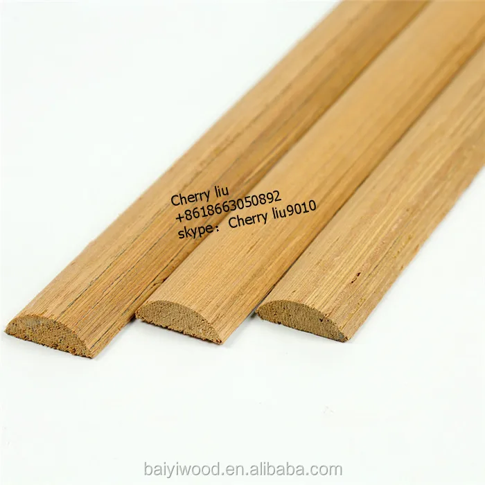
decorative Recon teak wood beading margin moulding 