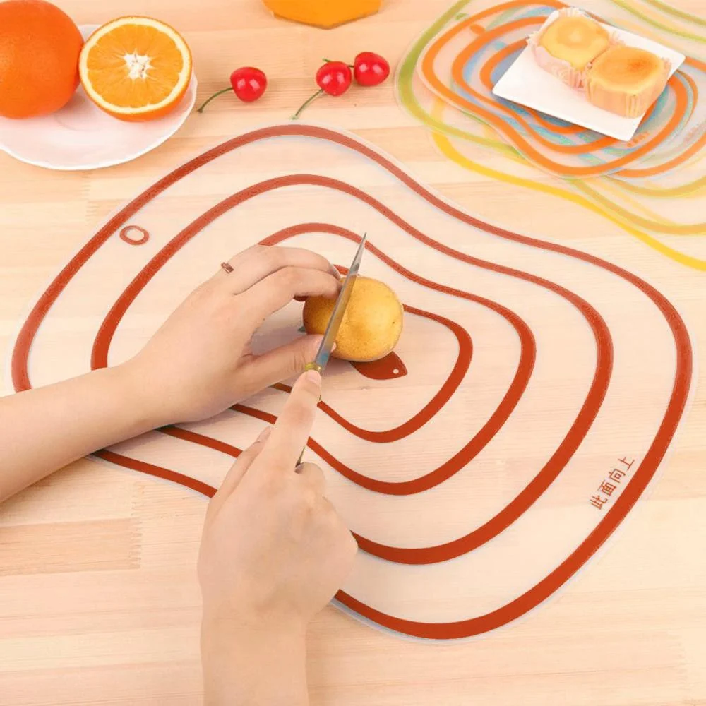 Wholesale kitchen tools resin matte classification chopping board non-slip fruit cutting board transparent household cutting boa