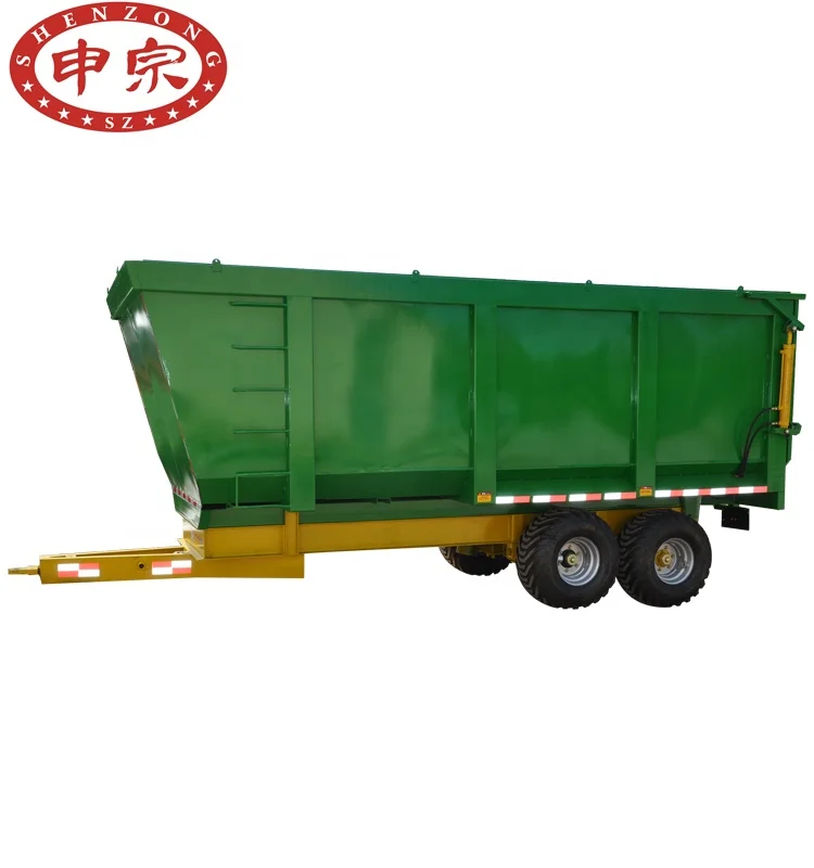 Китай, тандемный прицеп, мусорный самосвал, трактор