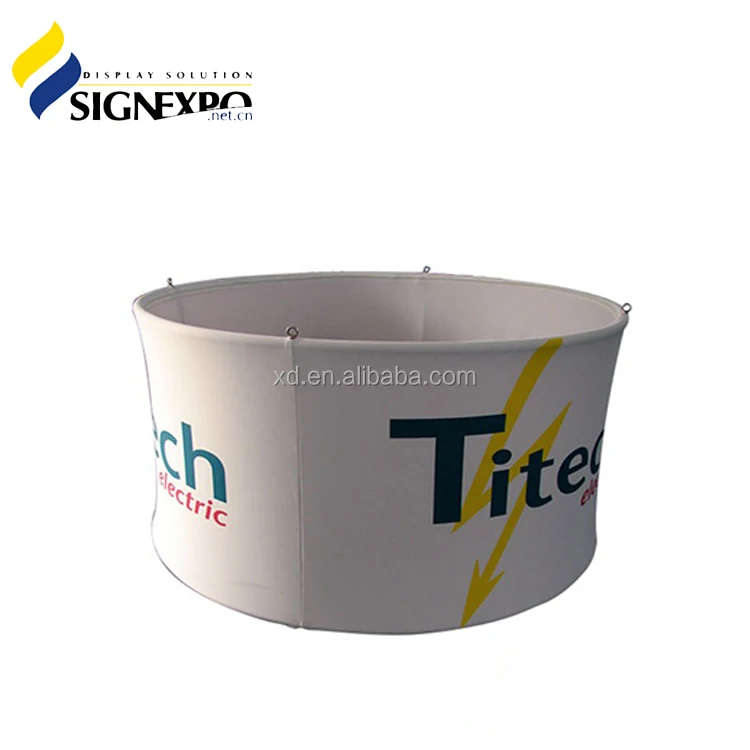 Круглые подвесные баннеры для выставок Skybox