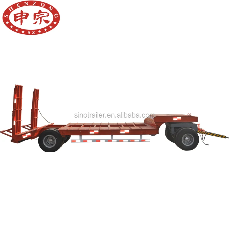 flatbed trailer for transport excavator/crane/transformer