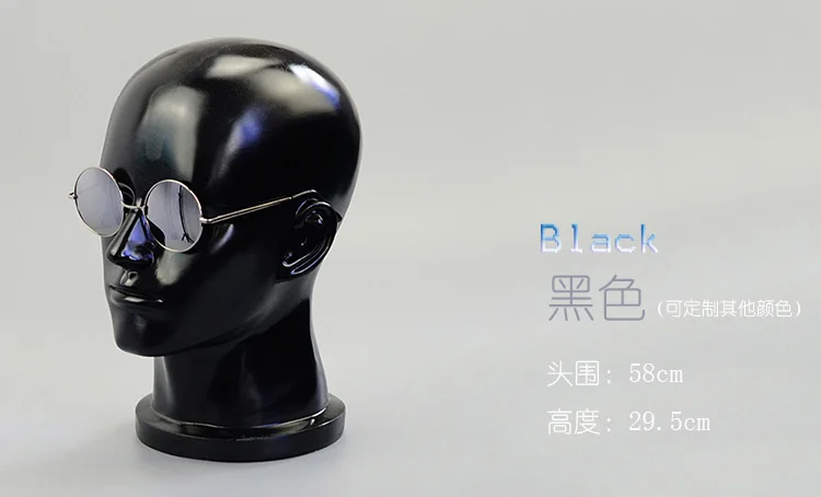 XINJI Fashionable Hot Sale Gloss Red Glass Display Head Mannequin Head Manikin On Sale