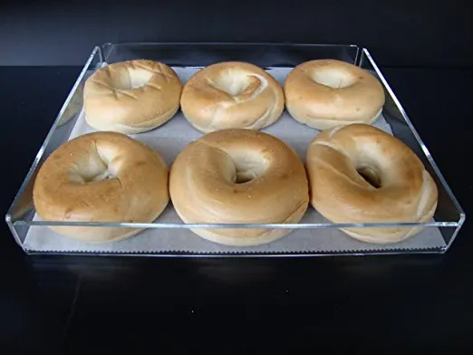 Manufacturer High Quality Acrylic Pastry Container Bakery Donuts Cupcake Display Tray Rack Case With 5 Trays
