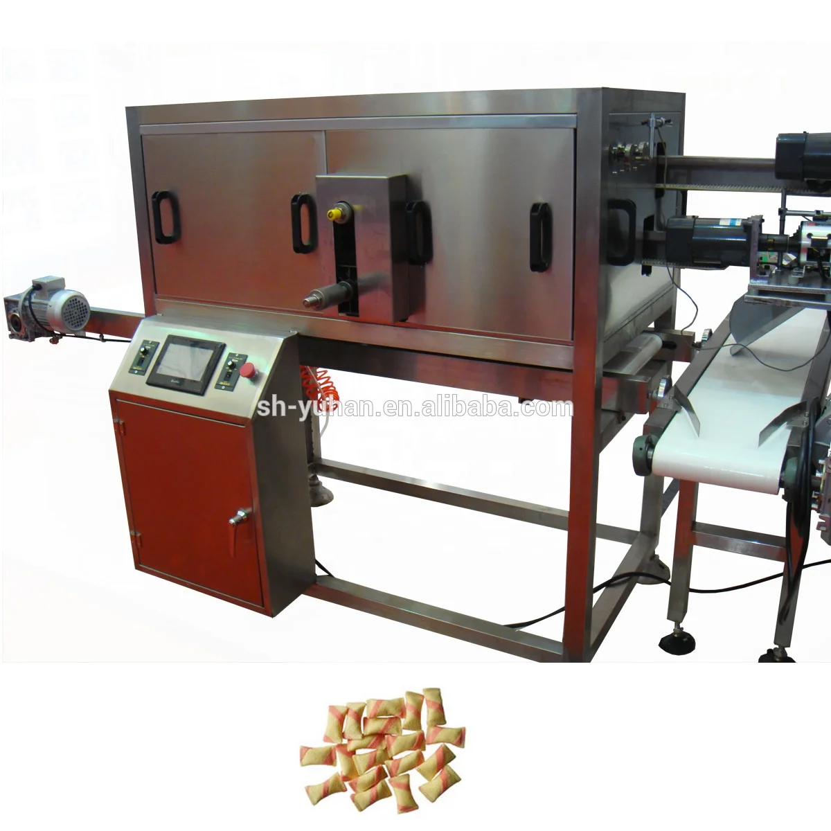 Chocolate filled egg roll machine Wafer Stick Making Machine