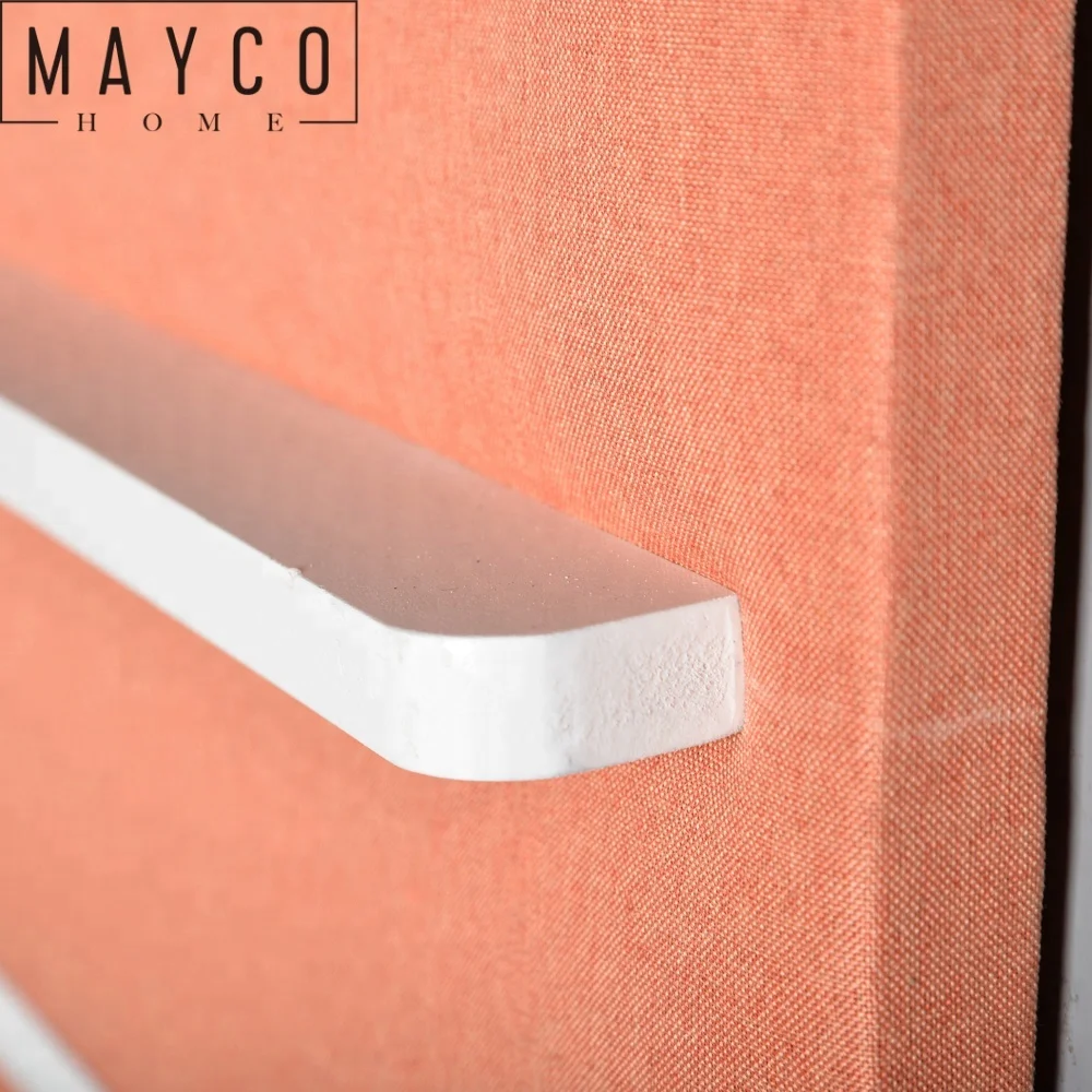 
Mayco Office Organization Decorative Pink Rose Color Fabric Rectangular Memo Photo Frame Bulletin Board 