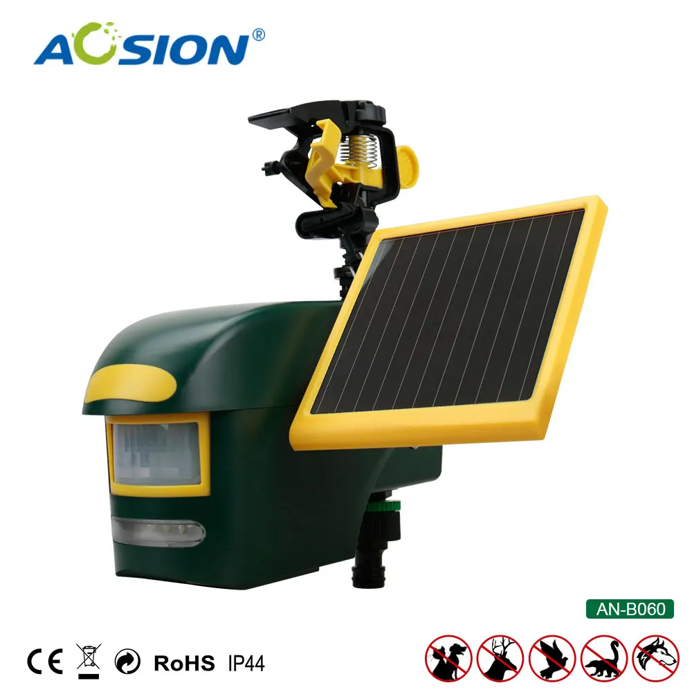 
Aosion Activated Detection Animal Deterrent Sprinkler Inflatable Scarecrow Fox Racoon Mice Birds Repellent Scarecrow Function 