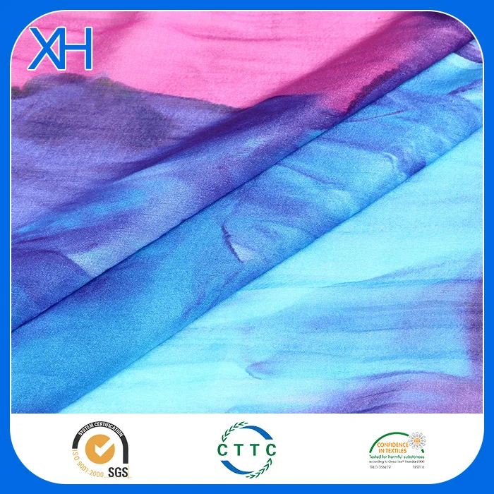 
Wholesale Silk Fabric Printed 100% Chiffon by Xinhe Textiles 