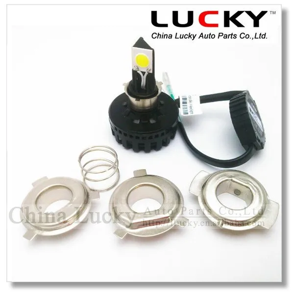 Paypal accepted 24 months gurantee universal of h4 led motorcycle fairing headlights