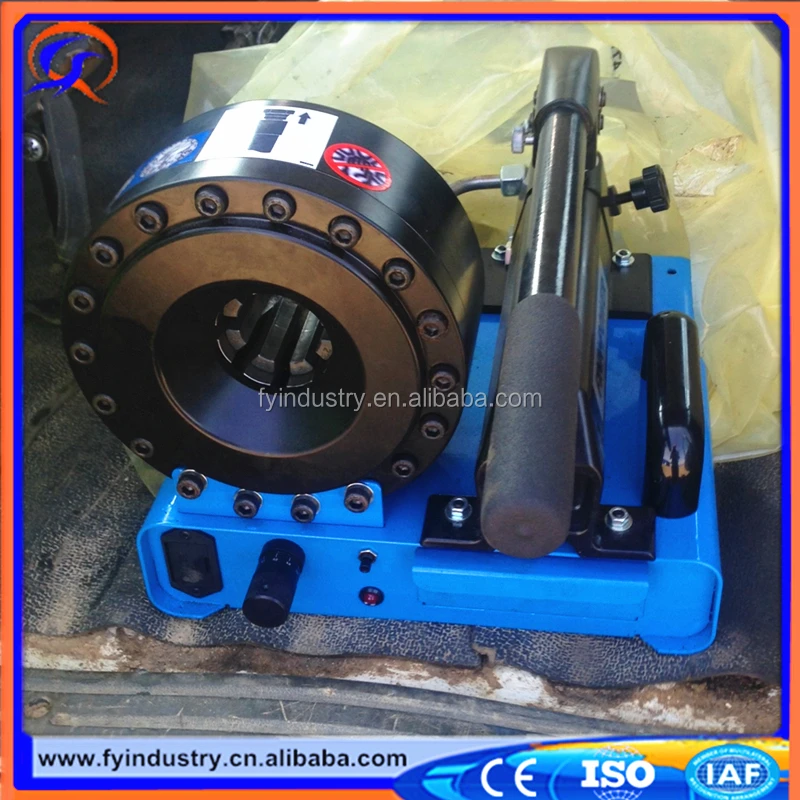 CE 1/8'-1' 8sets 2016 Portable hydraulic hose crimper machine Air pressure hose crimping machine P16AP