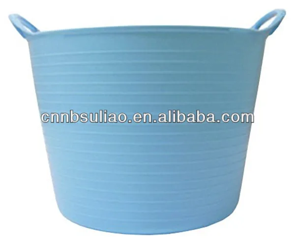 pe soft plastic garden bucket