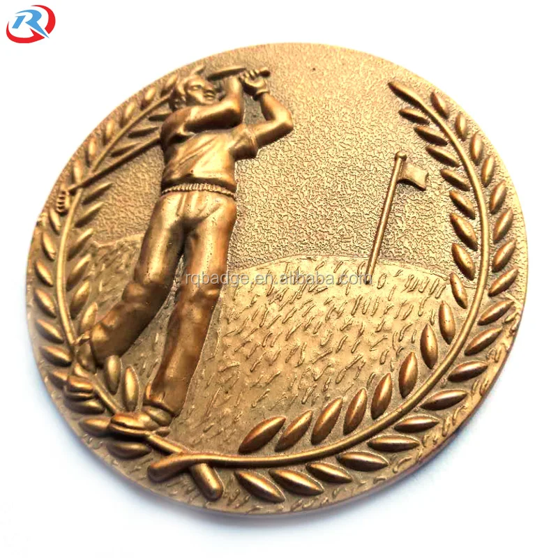 custom own logo gold plated metal 3D souvenir coin /challenge coin