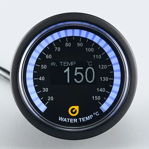 Taiwan Thermal Stability OLED Display Digital Car Water Temperature Gauge