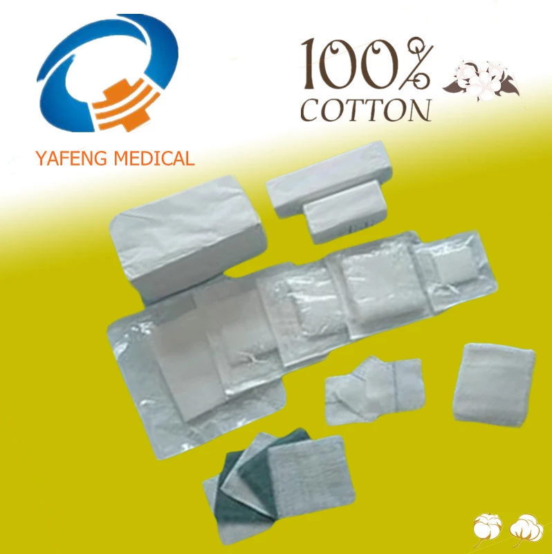 hospital gauze swabs sterile and non sterile, sterile gauze compress